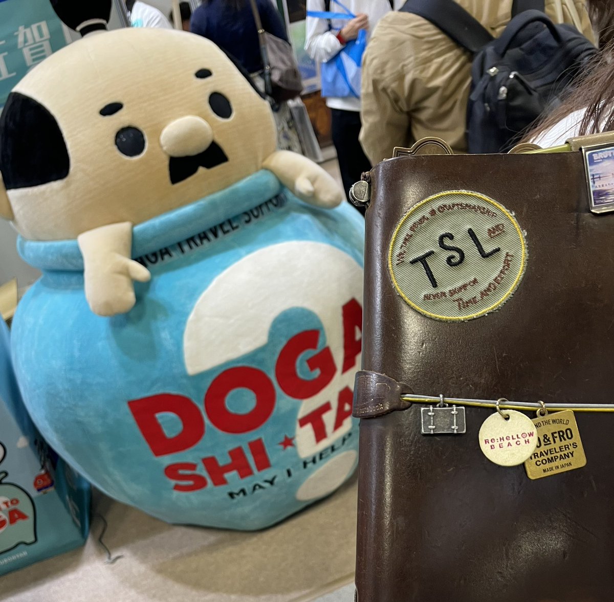 tnr_stamp's tweet photo. ☺️旅の祭典初参戦✨
#ツーリズムEXPOジャパン
#トラベラーズノート
#HaveaNiceWeekend https://t.co/0qQH77TcS7