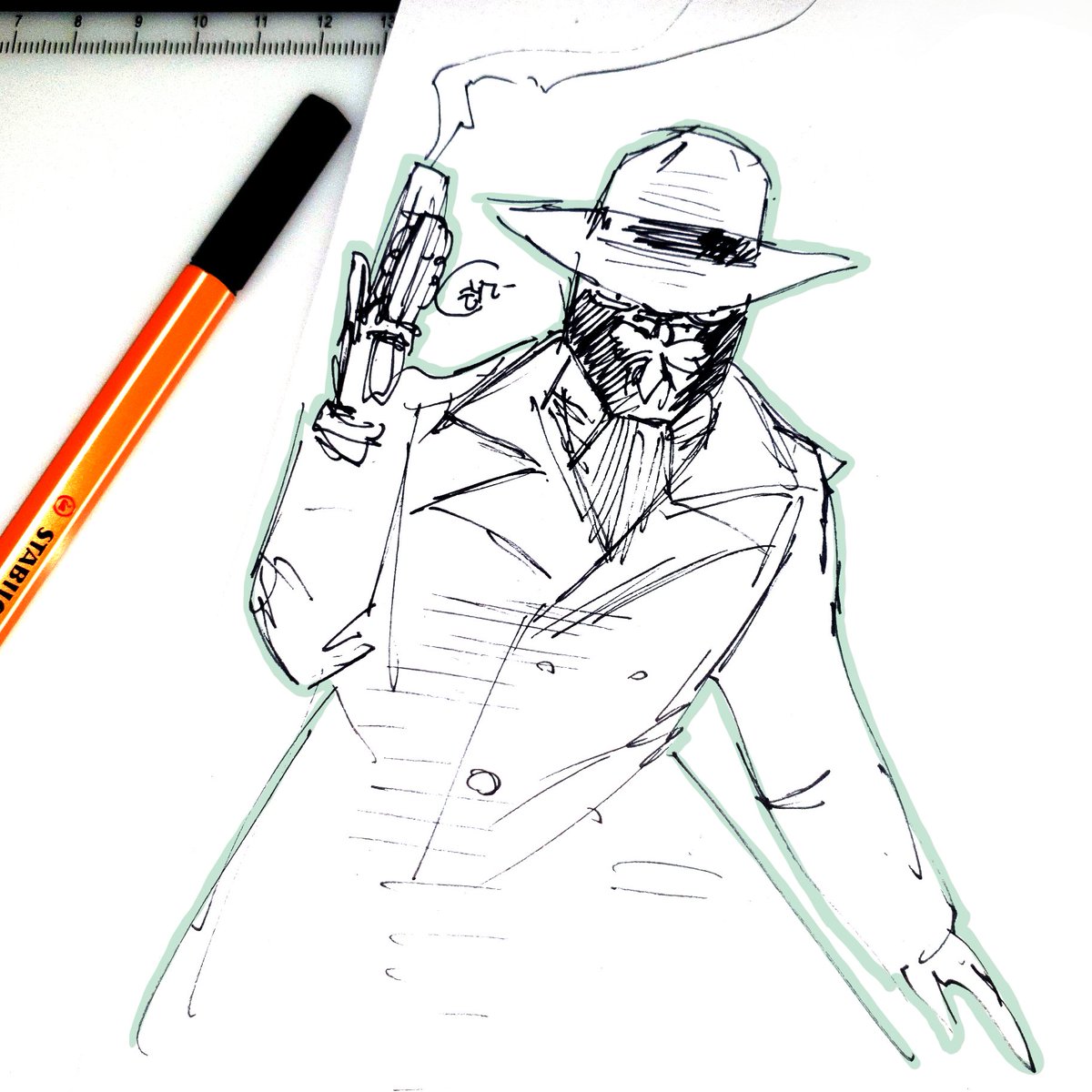 Eyzmaster's tweet photo. New batch of daily sketches, enjoy~
#Eyz #myart #DailySketch #DSC #thegreenhornet #greenhornet #brittreid #vigilante #dynamiteentertainment #comics https://t.co/LN2DQexCVH