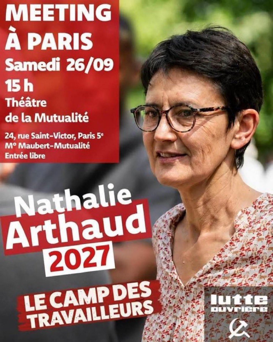 n_arthaud's tweet photo. Aujourd’hui à 15h à la Mutualité ! Et en direct sur ma chaîne YouTube https://t.co/3RTNlMOprD https://t.co/8EV1cFgiIF