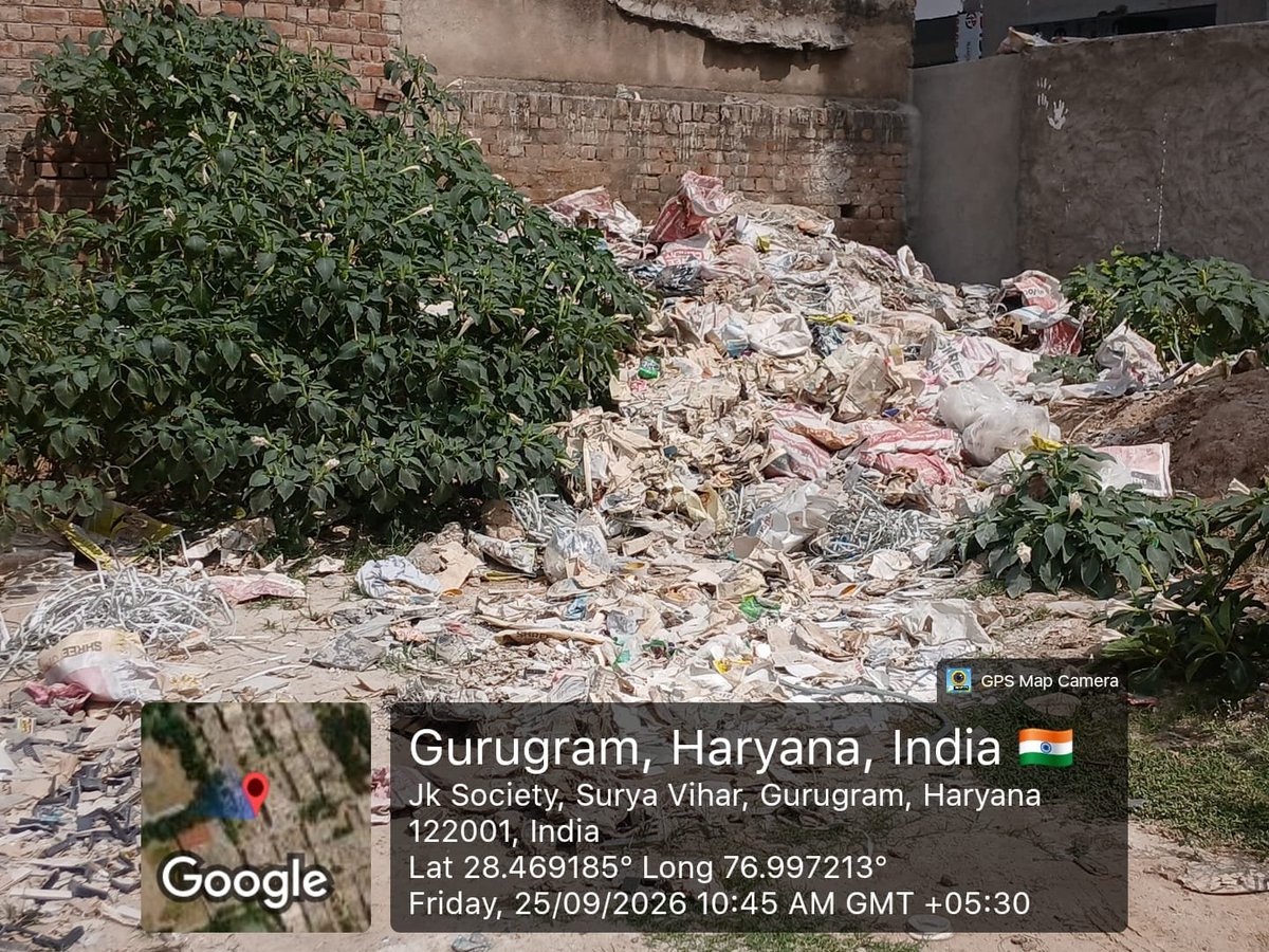 RWAGURUGRAM's tweet photo. No way . Ward 8  (zone 2) Gurugram  is far far  worse. 

Gurugram cannot become a world-class city with MCG’s slum-class sanitation management 😂

MCG has repeatedly proved it is simply not competent to manage sanitation in planned colonies. 

Sector 9A has gone two months without regular sweeping and still no solution in sight. 
When it comes to sanitation there is ZERO supervision and unlimited excuses.
The only thing MCG can do is the conversion of planned colonies into slums.

What is this and why is this here?
@MunCorpGurugram 
@OfficialGMDA 
@cmohry 
@NayabSainiBJP 
@Rao_InderjitS 
@RaoNarbir 
@bjparchanagupta 
@ArtiSinghRao 
@ulbharyana 
@moefcc 
@MoHUA_India 
@MoHFW_INDIA 
@HspcbN 
@SwachhBharatGov 
@SwaachBharat 
@SwachSurvekshan 
@VipulGoelBJP .