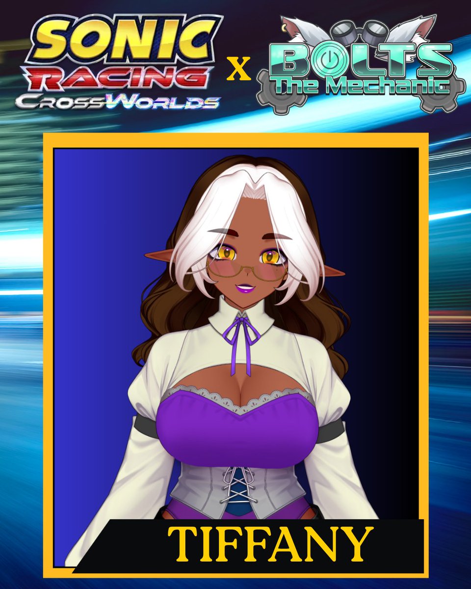 TiffanyWitcher's tweet photo. I'll be racing in a Sonic Crossworld tournament today. Come cheer me on! https://t.co/3ggqbArays