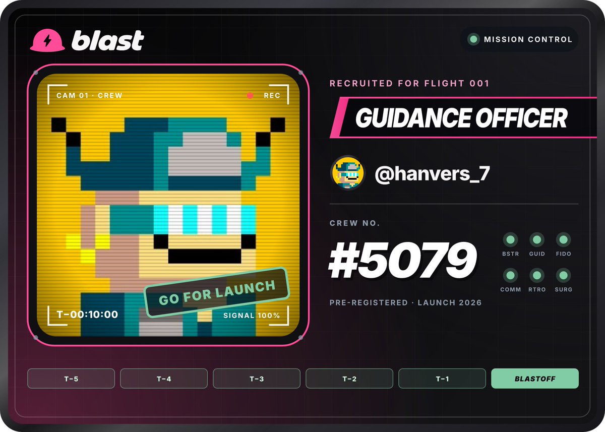 Hanvers_7's tweet photo. @blastdotfun CODE:
V3M7-H974 https://t.co/N6WSju2TAS