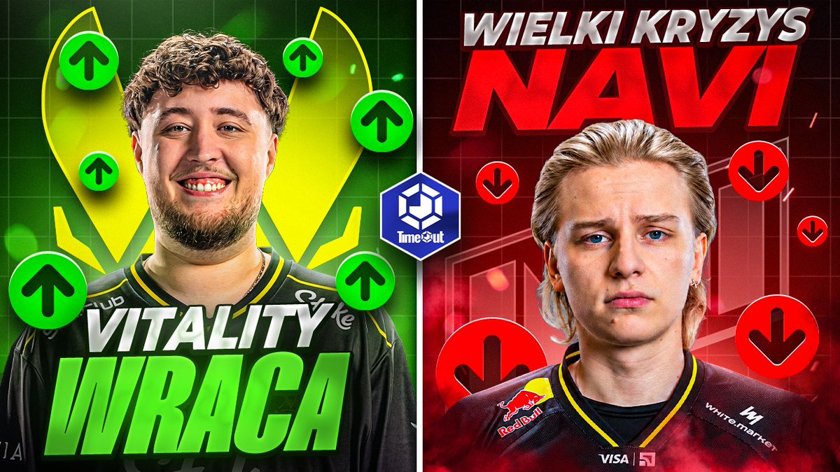 gadaja_'s tweet photo. Kolejny odcinek @timeoutpl już na kanale!

🟥 Kryzys w NAVI
🟥 Vitality wraca na dobre tory
🟥 Afera streamerska

Link w sekcji komentarzy ⤵️ https://t.co/WYXnP1SLnW