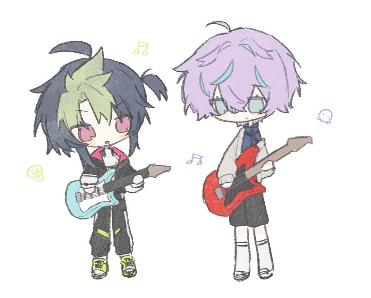 korokorooo_'s tweet photo. 💡🐙　🎸 https://t.co/vsSAyGvfdb