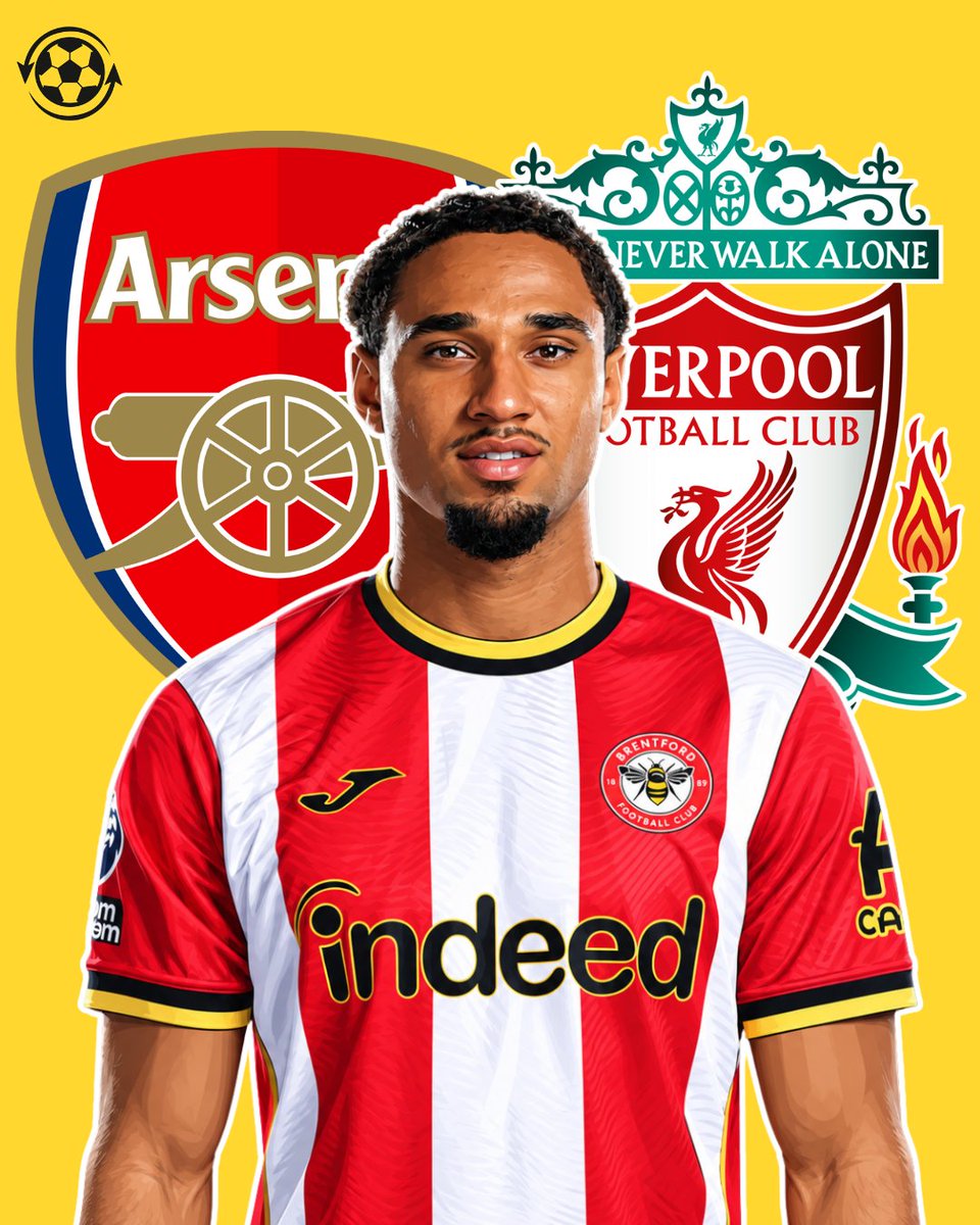 DeadlineDayLive's tweet photo. 🚨 Arsenal and Liverpool are showing strong interest in Brentford winger Kevin Schade following his impressive start to the season.

Both clubs were particularly keen on the Germany international towards the end of the summer transfer window.

Brentford have now opened initial talks with Schade over a new long-term deal, with two years left on his contract.

(Source: @SkySportsNews)