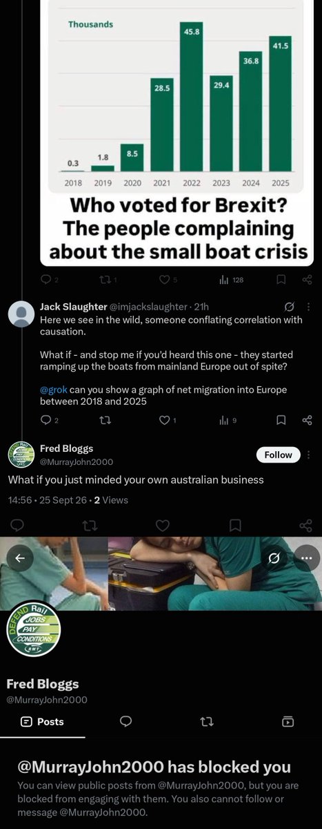 imjackslaughter's tweet photo. Gutless Respond&amp;Block: Episode 2 https://t.co/2kbQYSv3Ps
