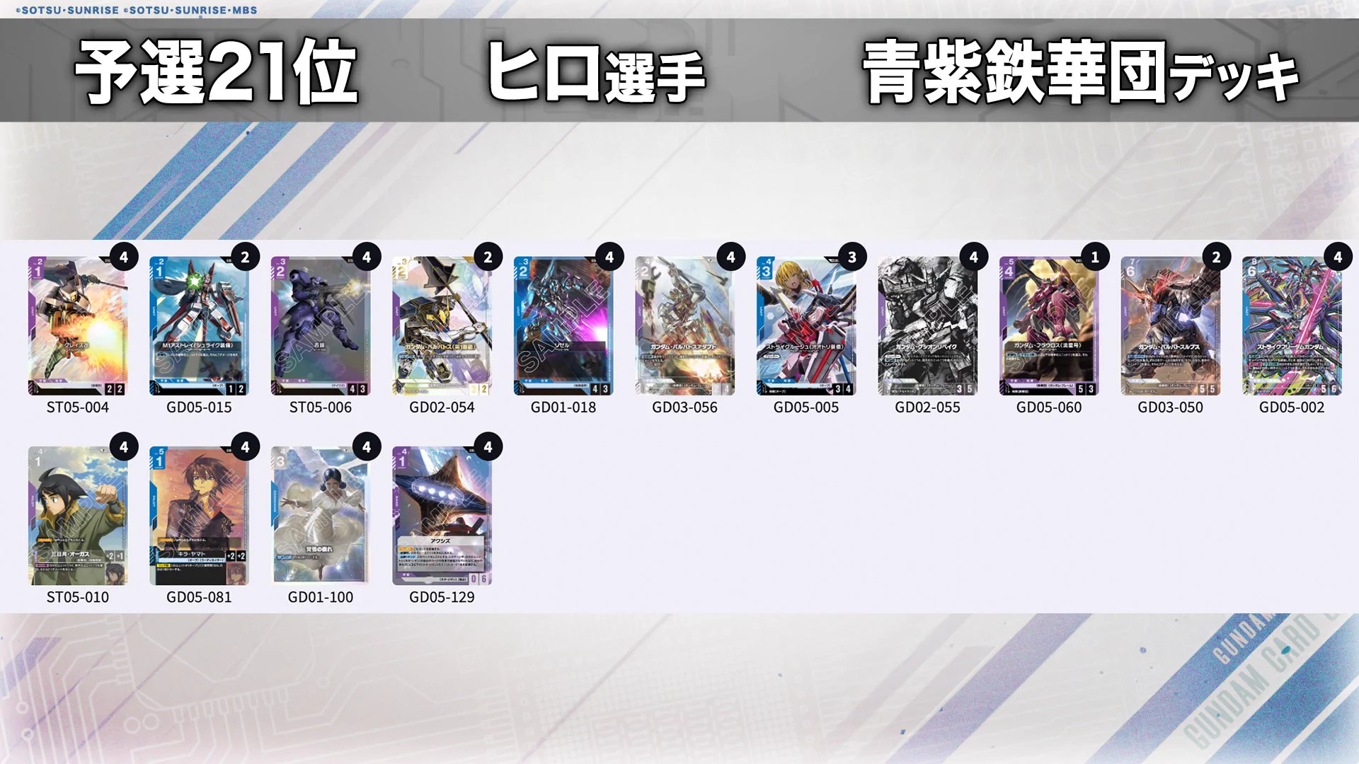 公式】ガンダムカードゲーム on X: 