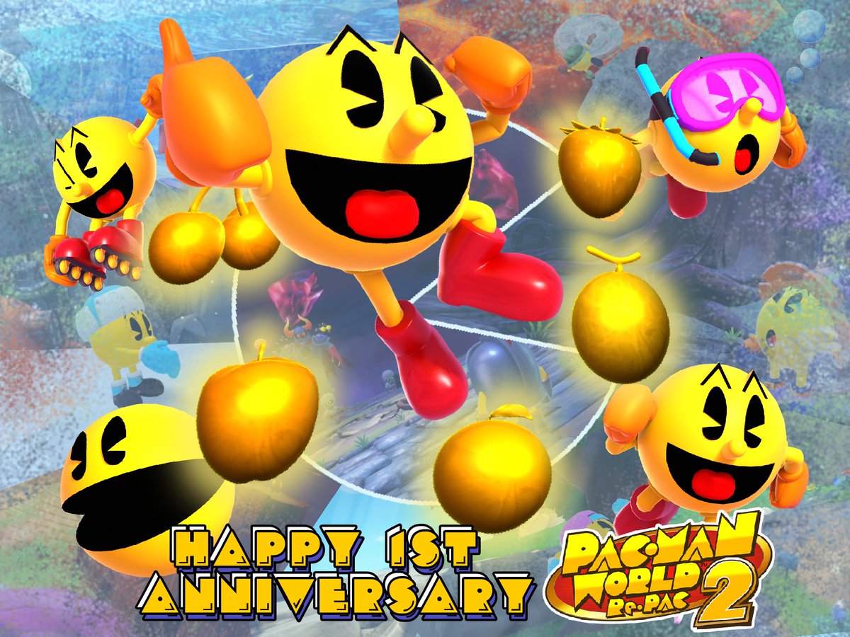 PacApproved's tweet photo. 1 year ago, adventure was back on the menu...

HAPPY 1ST ANNIVERSARY TO PAC-MAN WORLD 2 RE-PAC! https://t.co/I2LpZpPkbR