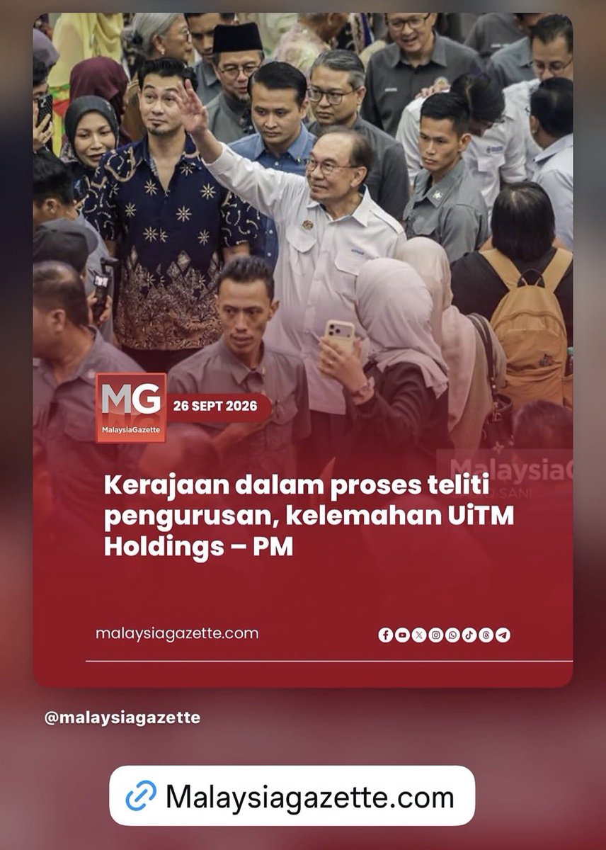ElCapitano126's tweet photo. TH dah, Khazanah dah..Felda n Mara pun dah.

UiTM pulak next la nk usik kan.
Semua yg kena sentuh semua agensi brkepentingan Melayu n Bumiputra je nmpak gaya ni.

Binaan kuil haram ceroboh tanah, bila?
Mafia korporat, AzamBaki, laporan Bloomberg pasal Farhash..kes Agus, apa cita? https://t.co/g99ewRZ3zY