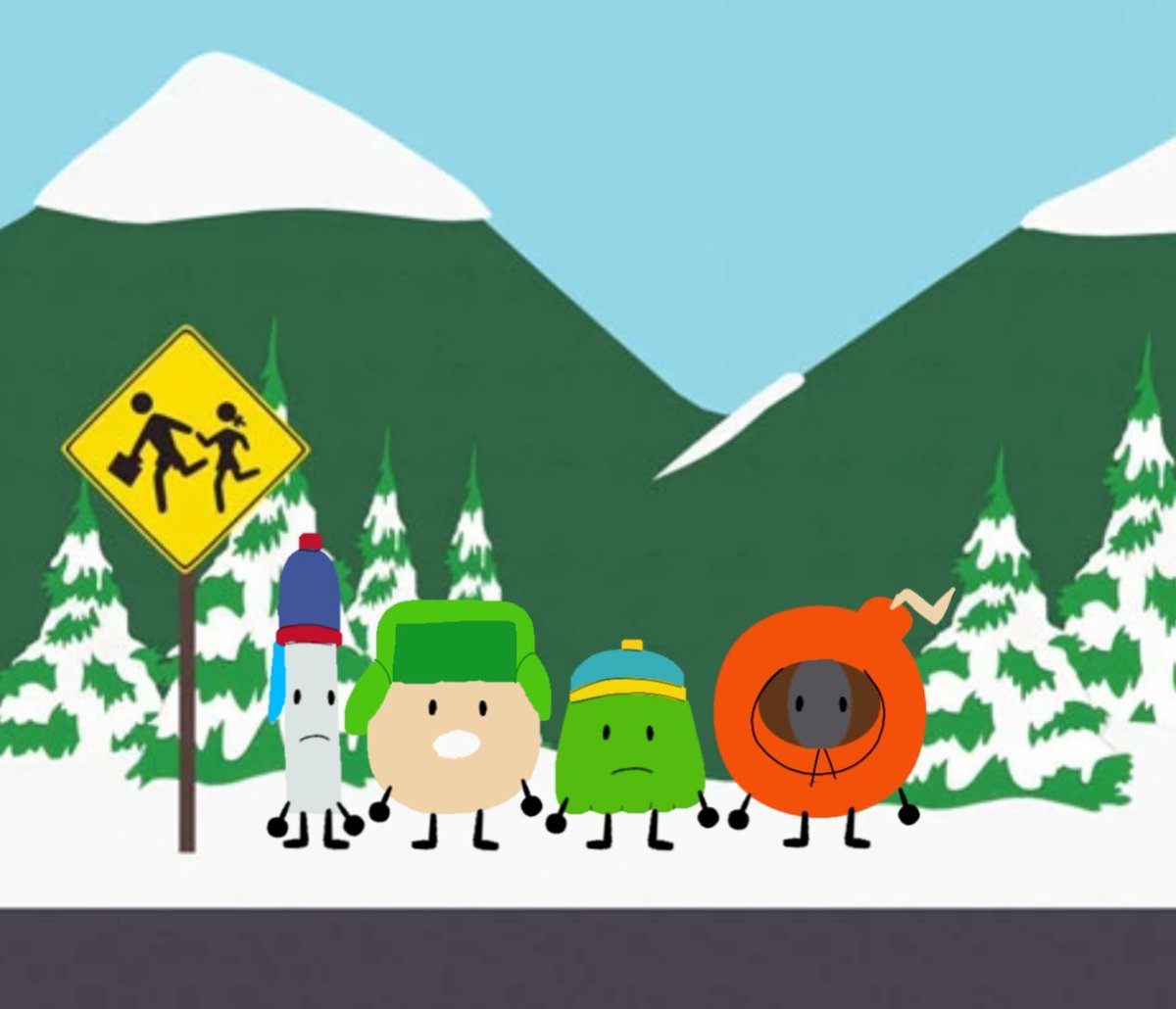 pinkstart_'s tweet photo. bfdi park https://t.co/gQJj6VM53k