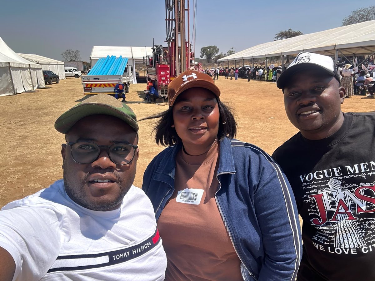 SIEACYBERTEAM's tweet photo. SIEA Cyber Team has landed in Bindura for the War Veterans rally to be graced by the Special Investment and Empowerment Presidential Advisor Dr @paultungwarara. Dr @paultungwarara is a workaholic, he told us to be at the venue in time, to cover this phenomenal program. Comrades @chrissy10charu @chabatatafguy and Cde Tinei, here in the picture are here present. Nhume Baba!