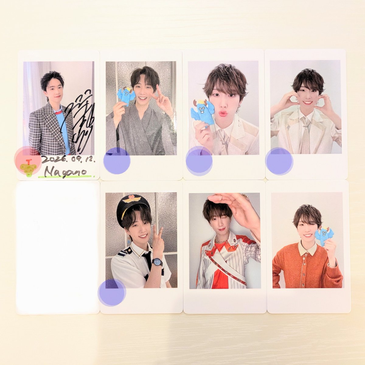 KKtrhki's tweet photo. めせもあ。 MeseMoa. チェキ ハピカ

譲 紫 赤 水 薄桃
求 固定ツイのみ(緑,茶)

交換優先ですがトレカと合わせての譲渡も可能。(絵柄指定可、トレカ枚数×500円)

緑丸付→交換のみ
赤丸付→トレカ10枚
青丸付→トレカ4枚
無印→トレカ2枚

必ずご希望のお取引方法を明記してご連絡ください。 https://t.co/FsVmjt4BS4