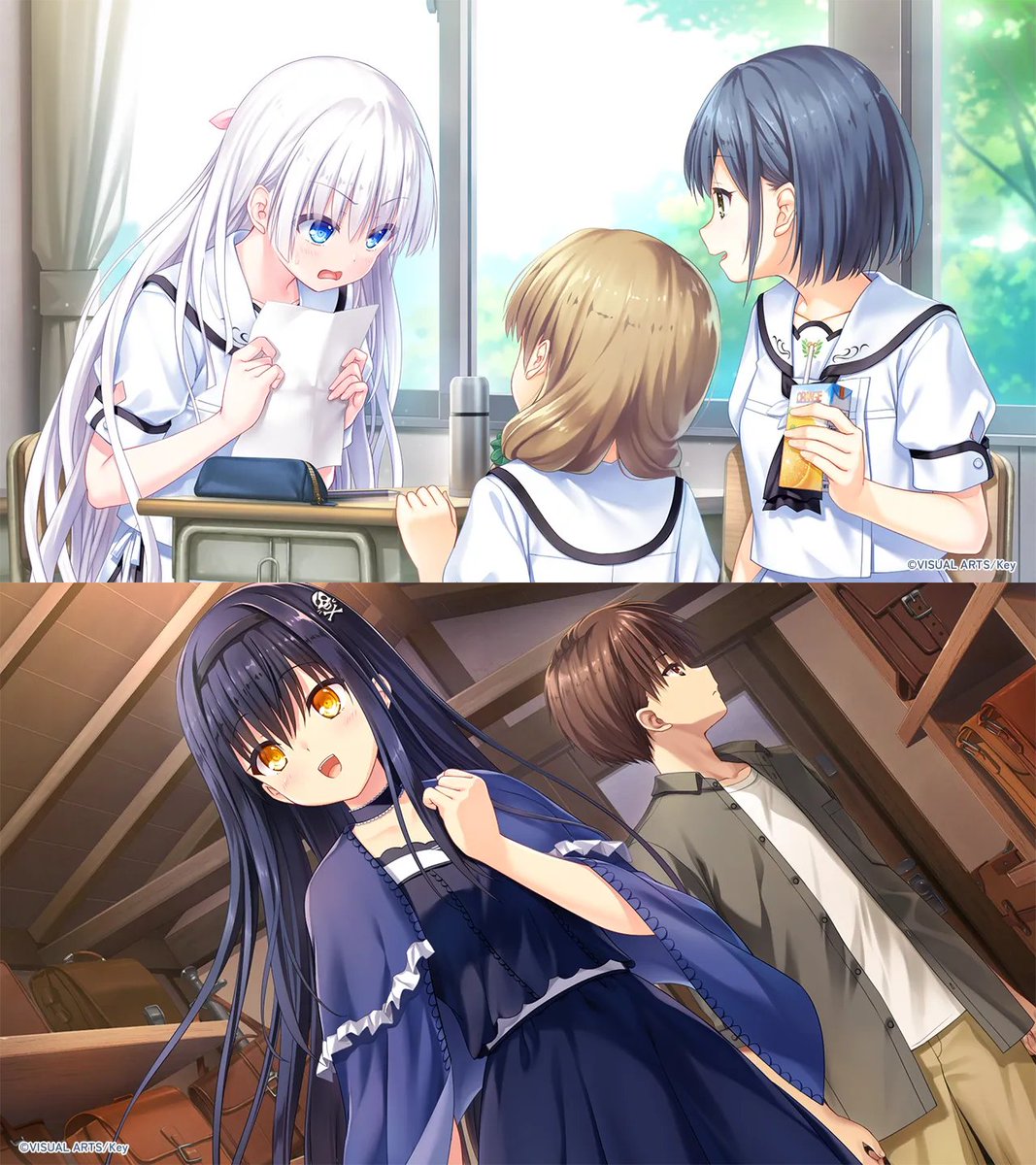 KaroshiMyriad's tweet photo. VISUAL ARTS/Key announced visual novel "Summer Pockets Sunnyside Stories" to release in Japan on December 18.

It will adapt 15 short stories into visual novel format as well as include a new story.

Director: yucchi
Producer: Touya Okano
Art: Na-Ga, Humuyun, Tsubasu Izumi, Yuunon Nagayama
Music: Shinji Orito, Shuuhei Oohashi, Taisuke Takanashi, Shouyu

OP Theme: "Luster piece" by Konomi Suzuki
- Lyrics: Yuu Niijima
- Composition, Arrangement: Shuuhei Oohashi

https://t.co/kw29Pl0PHa