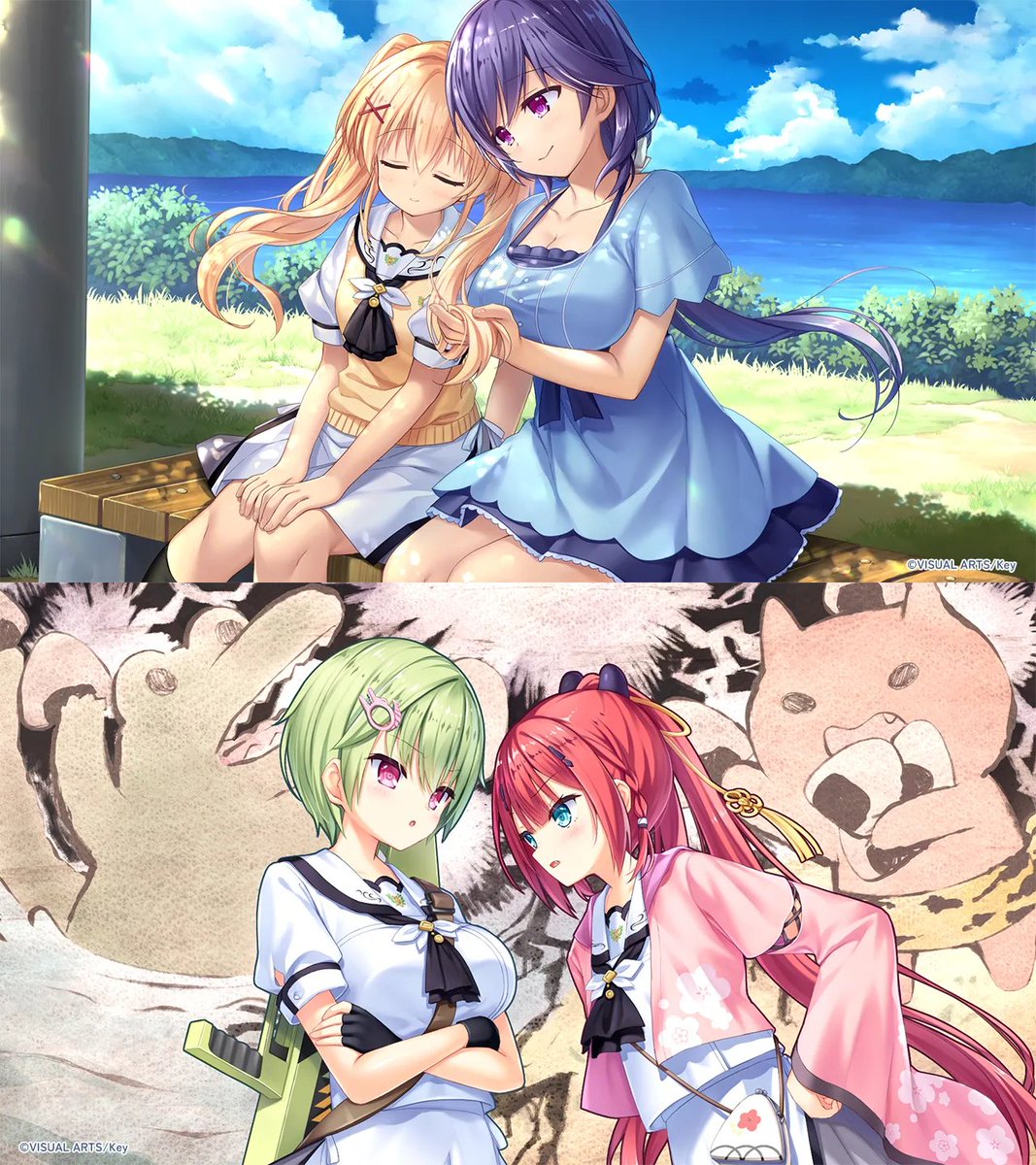 KaroshiMyriad's tweet photo. VISUAL ARTS/Key announced visual novel "Summer Pockets Sunnyside Stories" to release in Japan on December 18.

It will adapt 15 short stories into visual novel format as well as include a new story.

Director: yucchi
Producer: Touya Okano
Art: Na-Ga, Humuyun, Tsubasu Izumi, Yuunon Nagayama
Music: Shinji Orito, Shuuhei Oohashi, Taisuke Takanashi, Shouyu

OP Theme: "Luster piece" by Konomi Suzuki
- Lyrics: Yuu Niijima
- Composition, Arrangement: Shuuhei Oohashi

https://t.co/kw29Pl0PHa