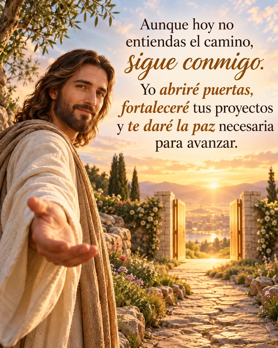 yacharrisb's tweet photo. Señor Jesús, hoy pongo en tus manos aquello que no comprendo. Dame serenidad para esperar, sabiduría para decidir y fuerza para seguir adelante. Cuida mi familia, mi salud, mi trabajo y mis proyectos. Que ninguna preocupación sea más grande que mi confianza en Ti. Amén. https://t.co/CmGfffXuzx