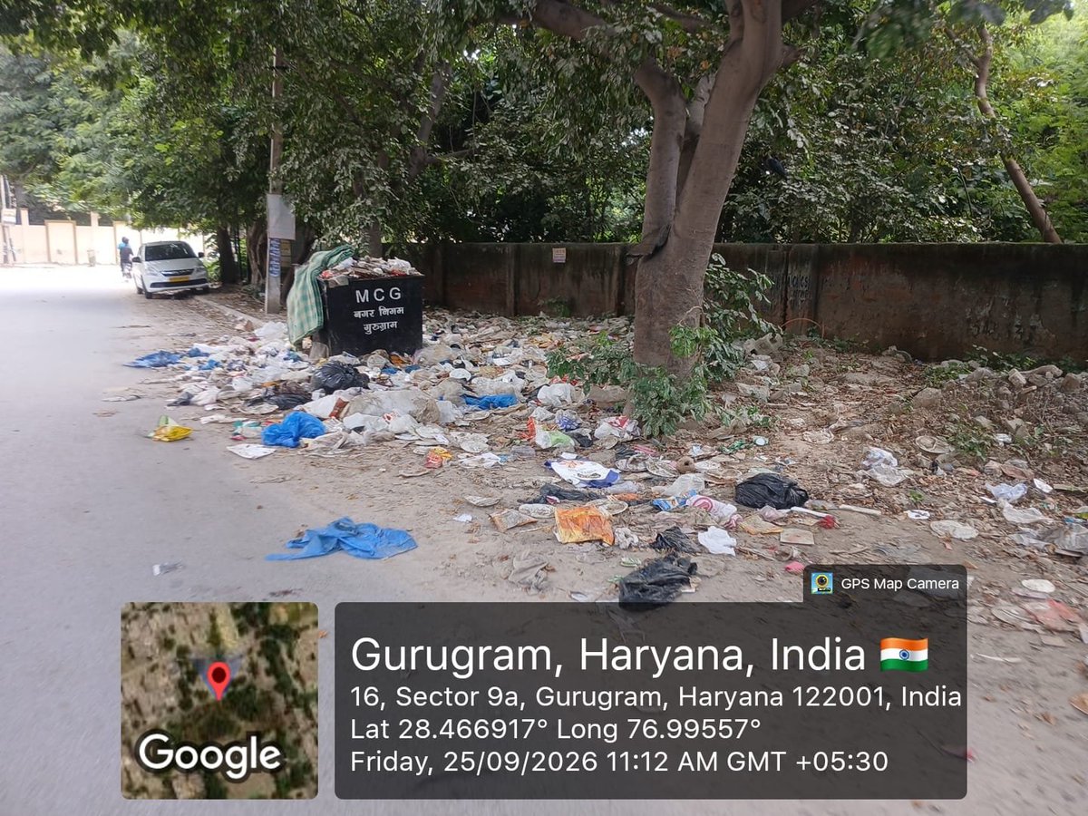 RWAGURUGRAM's tweet photo. Please take a Look at the condition of sector 9A Gurugram (ward8- zone 2)

Gurugram cannot become a world-class city with MCG’s slum-class sanitation management 🤮🤮

MCG has repeatedly proved it is simply not competent to manage sanitation in planned colonies. 

Sector 9A has gone two months without regular sweeping and still no solution in sight. 

When it comes to sanitation there is ZERO supervision and unlimited excuses.
The only thing MCG can do is the conversion of planned colonies into slums.

@MunCorpGurugram 
@OfficialGMDA 
@cmohry 
@NayabSainiBJP 
@Rao_InderjitS 
@RaoNarbir 
@bjparchanagupta 
@ArtiSinghRao 
@ulbharyana 
@moefcc 
@MoHUA_India 
@MoHFW_INDIA 
@HspcbN 
@SwachhBharatGov 
@SwaachBharat 
@SwachSurvekshan 
@VipulGoelBJP
@CPCB_OFFICIAL 
@DC_Gurugram
@
