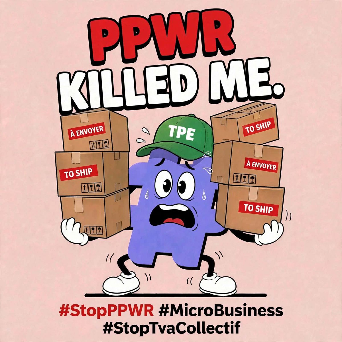 _StephaneMarec's tweet photo. @PLintheEU @M_Baranowski @MRiTGOVPL The #PPWR effectively bans small retailers and artisans from continuing to sell in the EU. Maintaining access to the 27 EU countries now costs between €20,000 and €25,000 a year in authorized representative fees alone. We want an exemption for SMEs! @stoptva25k https://t.co/KBMJg7iywL