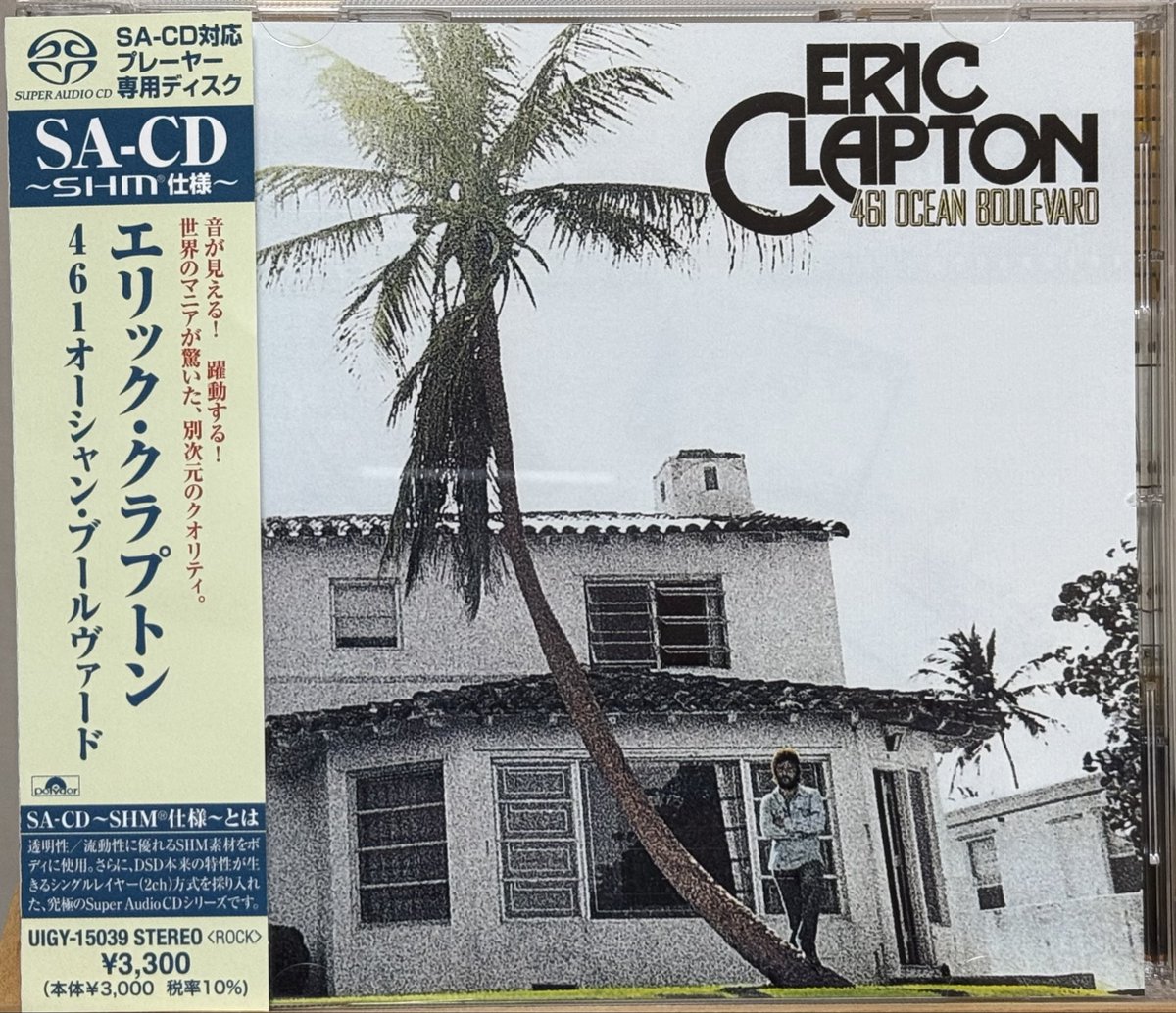 claptmania's tweet photo. #Eric_Clapton
今宵は
461 Ocean Boulevard
綺麗な音で聴けるSA-CDをディスクトレーに載せてます🎶
今日は涼しい一日でした。 https://t.co/sqiAaHKYbS