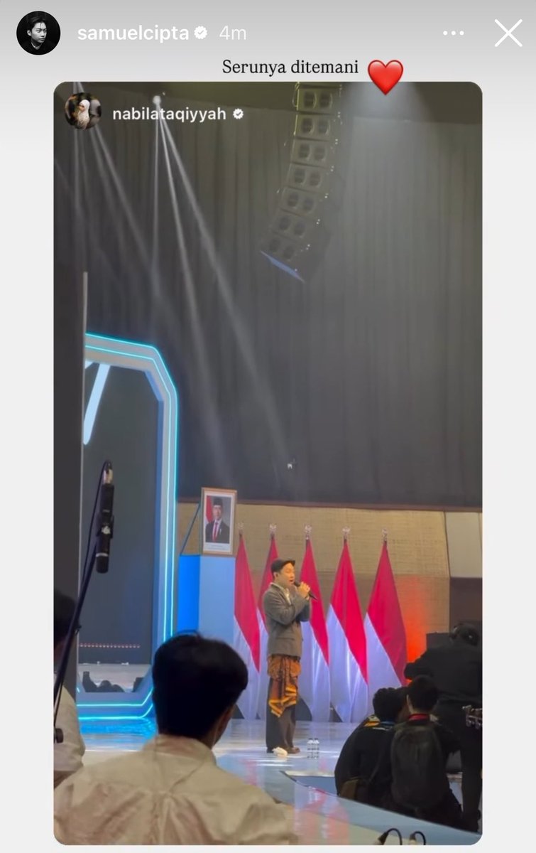 awaaannnn__'s tweet photo. RUDI BGT GW GABISA IKUT NONTON, CIEEE SERU BGT YHH DITEMENIN 😭🫰🏻 https://t.co/PZuv48pnjq