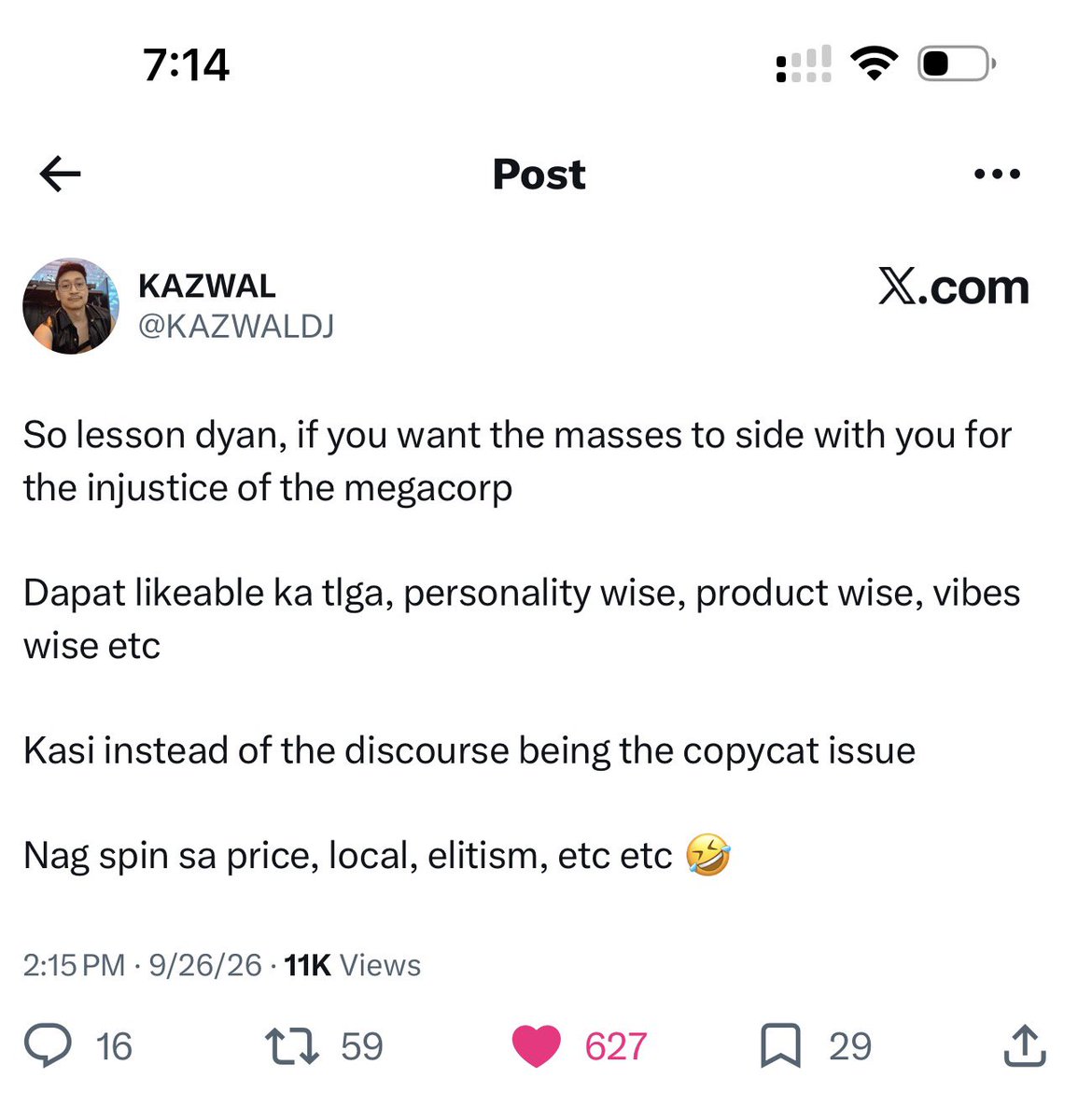 gdthsflsgd's tweet photo. @KAZWALDJ actually, I think we both agree naman w each other. https://t.co/UOyhPzYxgp
