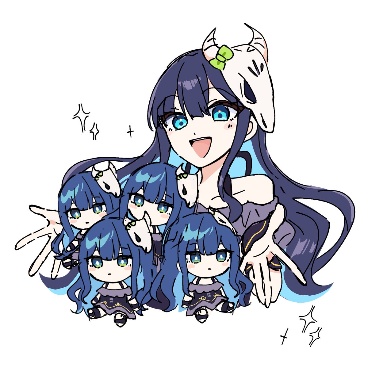 Kalmia0708's tweet photo. ぬいんともりが4匹いるらしい
#めめもりアート https://t.co/KrTSV7OceO
