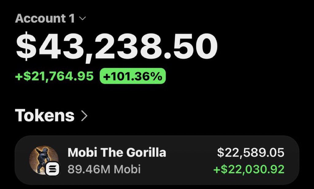 Sol_Vision_'s tweet photo. $Mobi is making waves 🚀
Massive moves, massive celebrations in my Alpha Telegram group 🏆📊

The fam is eating as usual 🥳🔥

CA: 3oY5NnNAbnRK4eNzPWZFmtAWVW4RNumpni4XtGarpump https://t.co/h4fSUufRLR