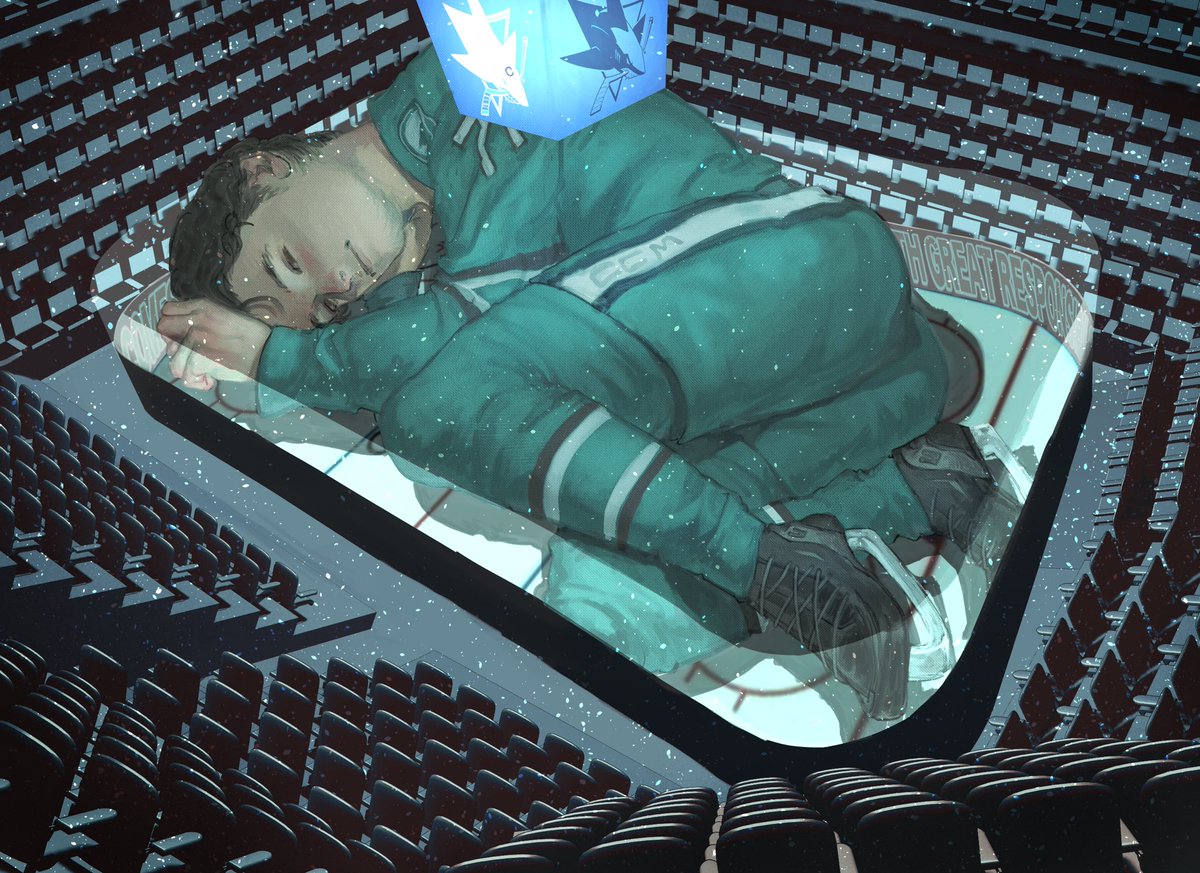 bamtorinator's tweet photo. Captain Macklin Celebrini of the San Jose Sharks. Hope he survives. #turnitallteal https://t.co/hpOPnchqqw