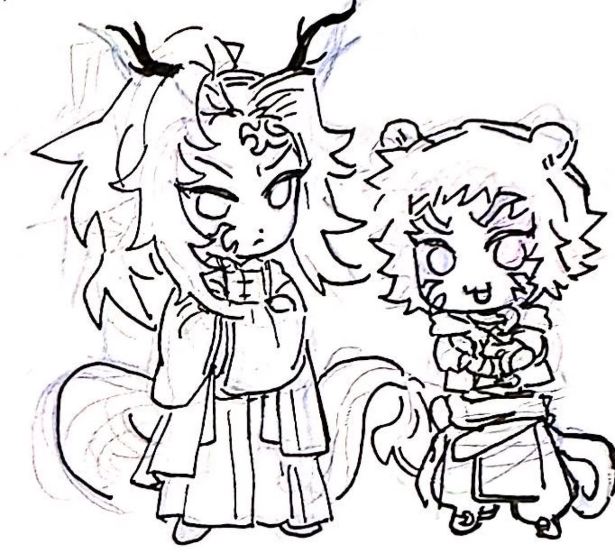 momoHO987's tweet photo. 🌙🍑
🌙→🐉   🍑→🐅
#黒獪 https://t.co/xVxrR4m4BL