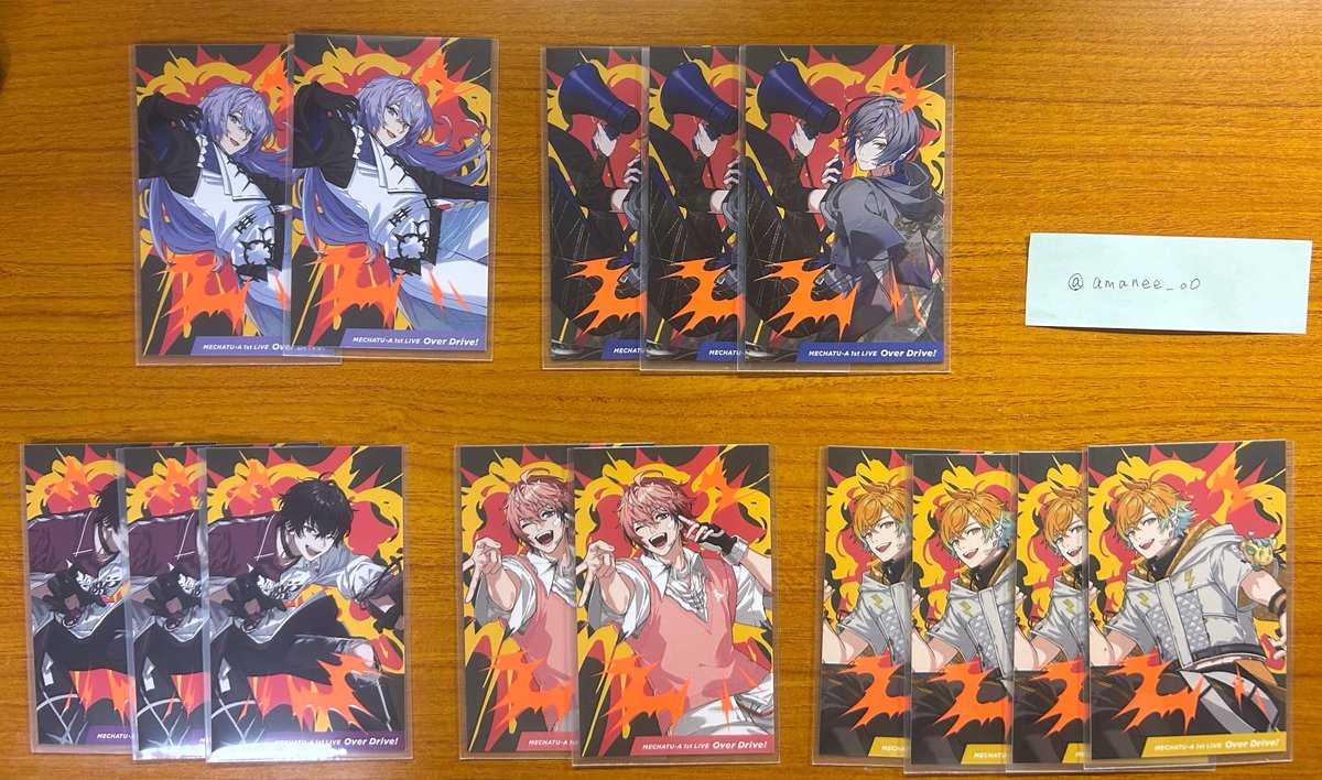 amanee_oO's tweet photo. 【交換】にじさんじ MECHATU-A 1st LIVE Over Drive!
ランダムカード カード チェキ Dytica Oriens

譲 : 画像1.2枚目
求 : 画像3枚目

郵送のみ
お気軽にお声かけください🙏 https://t.co/WySzWcdldn