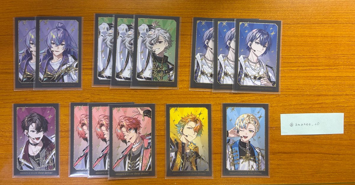amanee_oO's tweet photo. 【交換】にじさんじ MECHATU-A 1st LIVE Over Drive!
ランダムカード カード チェキ Dytica Oriens

譲 : 画像1.2枚目
求 : 画像3枚目

郵送のみ
お気軽にお声かけください🙏 https://t.co/WySzWcdldn