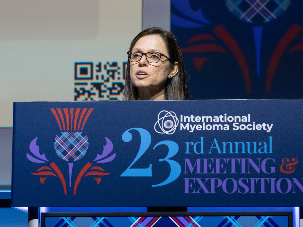 Myeloma Society (@Myeloma_Society) — #IMS26 — conference slide