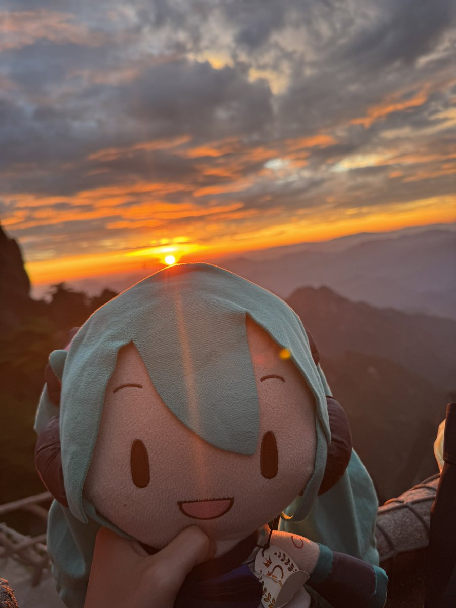 Melyn9565's tweet photo. 暑假带着fufu上了黄山 ๑⃙⃘´༥`๑⃙⃘ https://t.co/fcn4HZ24HT