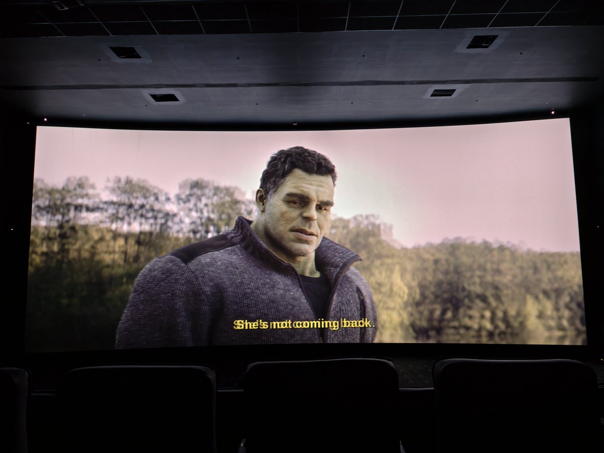 rahool360's tweet photo. I forgot how good the 3D depth was for the movie. I havent watched #AvengersEndgame after 2019.. Having such  an incredible curve screen with  FOV + #RealD3D helps..2019. Watched 2 times in xenon.. Normal and #IMAX https://t.co/nwBWldYWCF