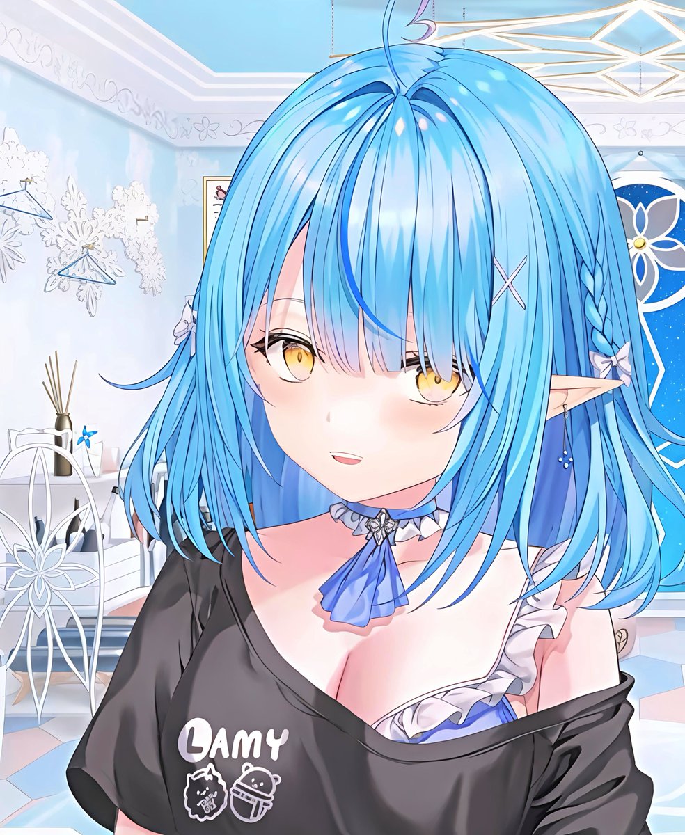 nepolabo_maga's tweet photo. ラミィちゃんは黒がばちこり似合う
って話をしたくてぇ✨🩵🖤✨ https://t.co/tcx05UHQe8