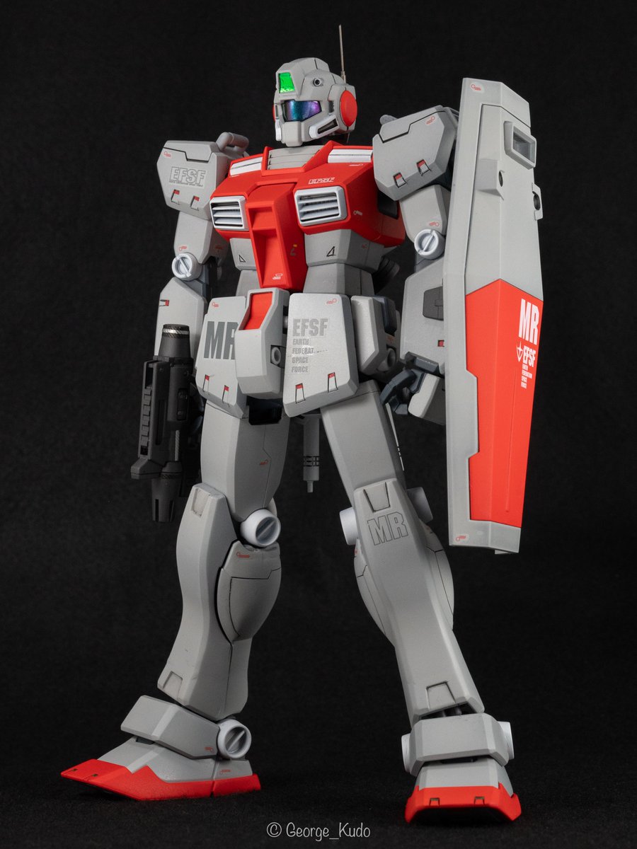 George_Kudo's tweet photo. 【完成】MG 1/100ジム後期生産型

ガンダムセンチネル版の一年戦争ジムを、ミキシングで制作しました🤖🛠️

勢いで押し切ってる点は多分にありますが、販売されていない機体を作るのは楽しいです🎃✨️

ネク��ポでもたくさん見ていただきありがとうございます🙌

#RGM強化月間
#センチネル0079 https://t.co/GU2NzBlT3D