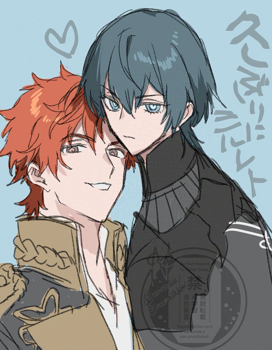 nonesabu's tweet photo. 腐向けシルレト
再掲…描きたいのに描く時間がないので https://t.co/TmyvGtPmq6