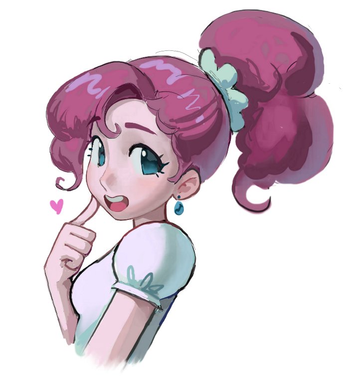 BlueHikka's tweet photo. Pinkie sketch 💕 https://t.co/p97GRQ0QbF
