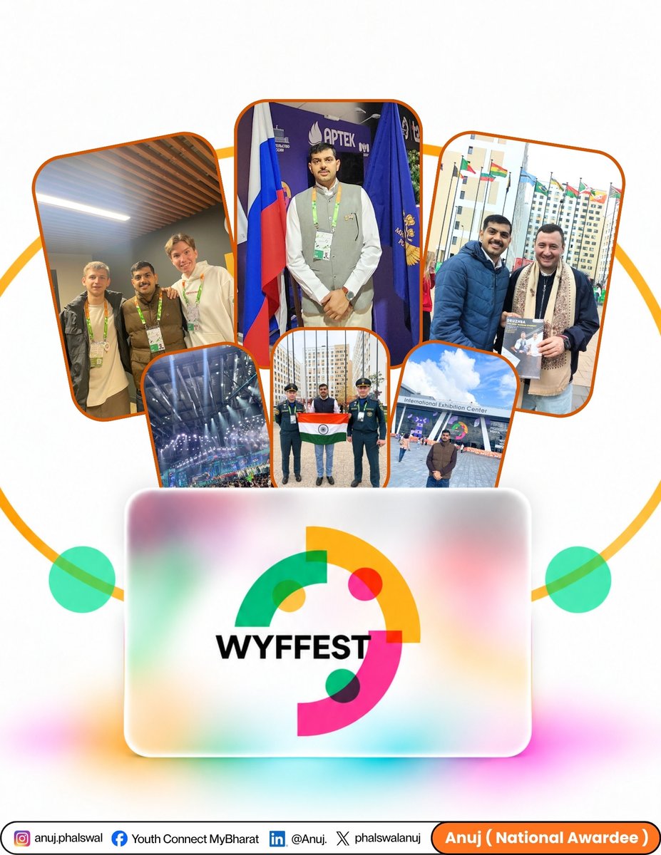 phalswalanuj's tweet photo. A few moments from WYF 2026 🇮🇳

Representing India, meeting people from different cultures, exchanging perspectives, and taking back experiences worth remembering.

Some journeys give you memories. Others give you a wider perspective. This one gave me both. https://t.co/L6SYq12Edc