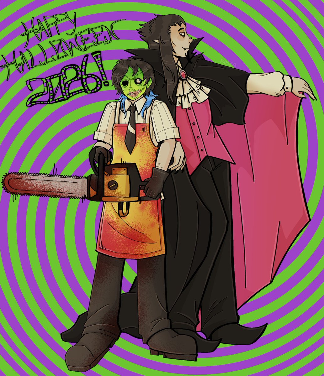 MsRinza's tweet photo. I know it's only September, buuuut... Sally Face Halloween art !! 👻

#SallyFace #SallyFaceFanart #SallyFace2 https://t.co/oJUFpzKaGN