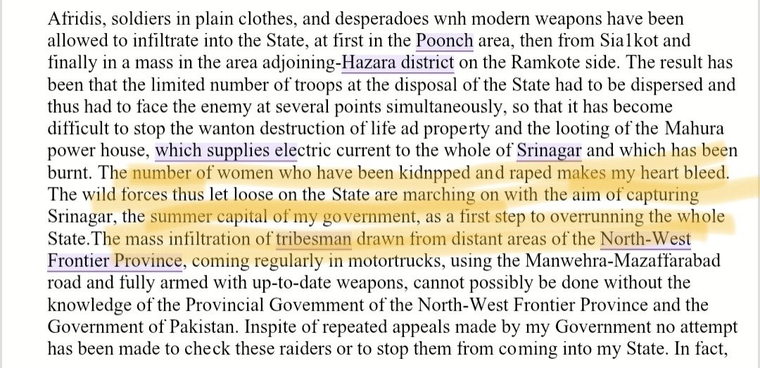CattleLifter968's tweet photo. Meanwhile  Hari Singh Dogra Himself Explaining Condition of his Hindu and Rajput Subjects When Gujjars and Other Local Muslim Tribes from NWFP Arrived.
Bro was literally Crying 😭 https://t.co/jsNqjxEiDa
