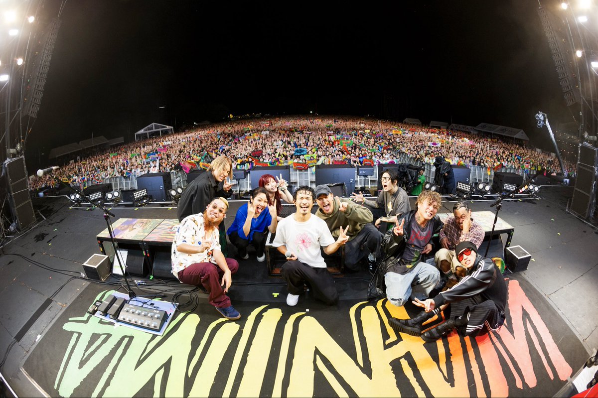 WANIMA_KENTA's tweet photo. １日目終了‼︎
ありがとうございました。

また明日。またな！！

#ワンチャンスフェス https://t.co/tCcZ7H1wju