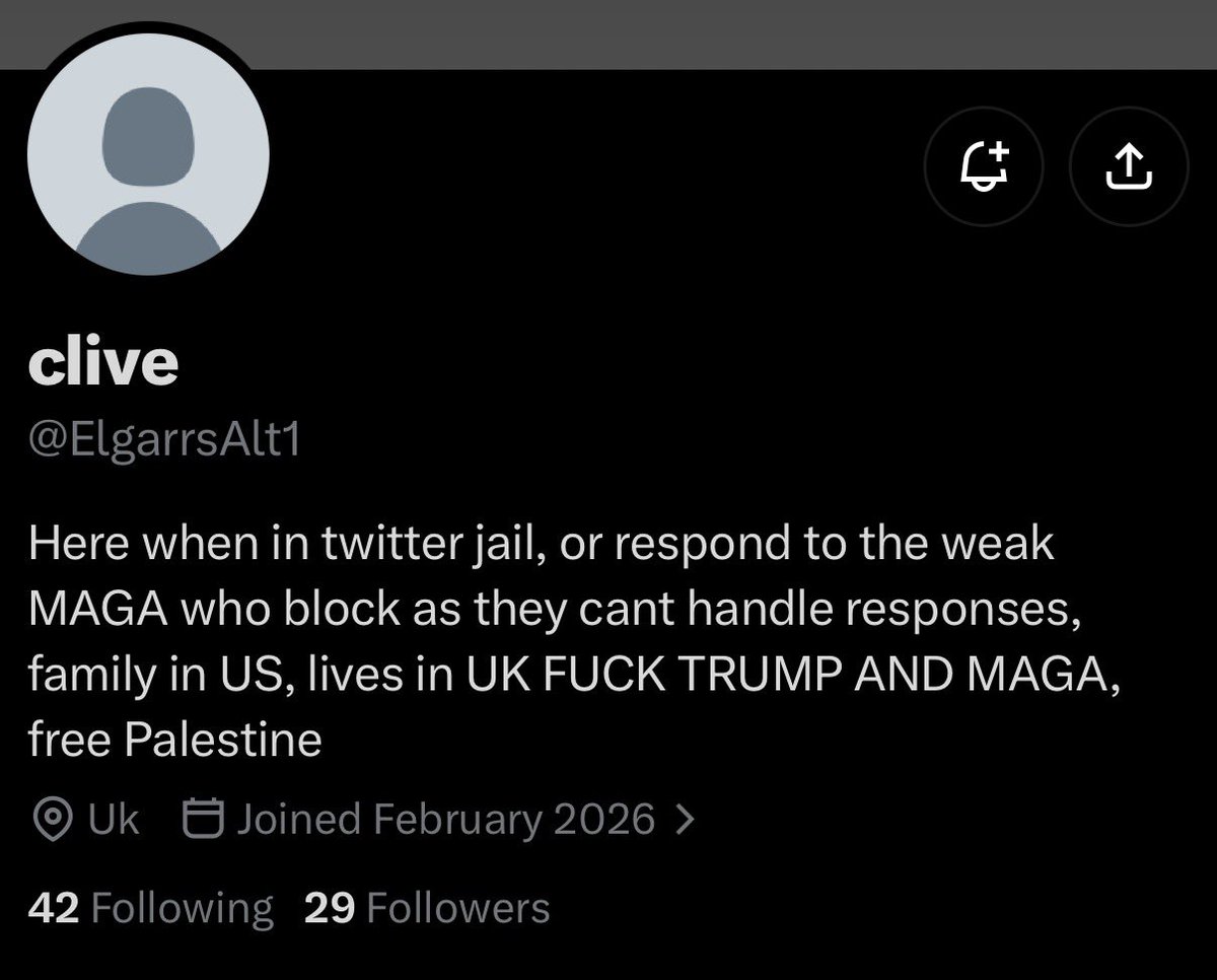 SleepyOnTwt's tweet photo. @ElgarrsAlt1 @solarfren69420 @ArmorofIre Holy rent free, seething in the bio alone https://t.co/Pit9E6Ql1q