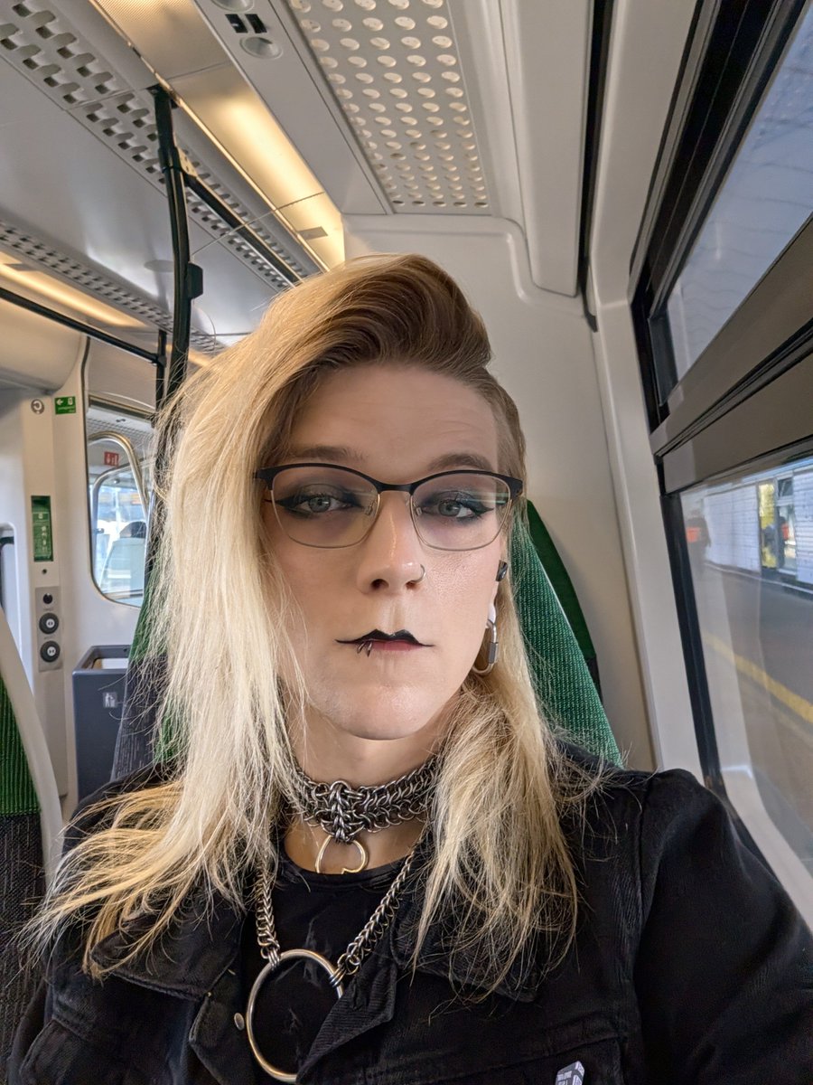 TotalRyat's tweet photo. trans on a train https://t.co/6zRT8ArAWr