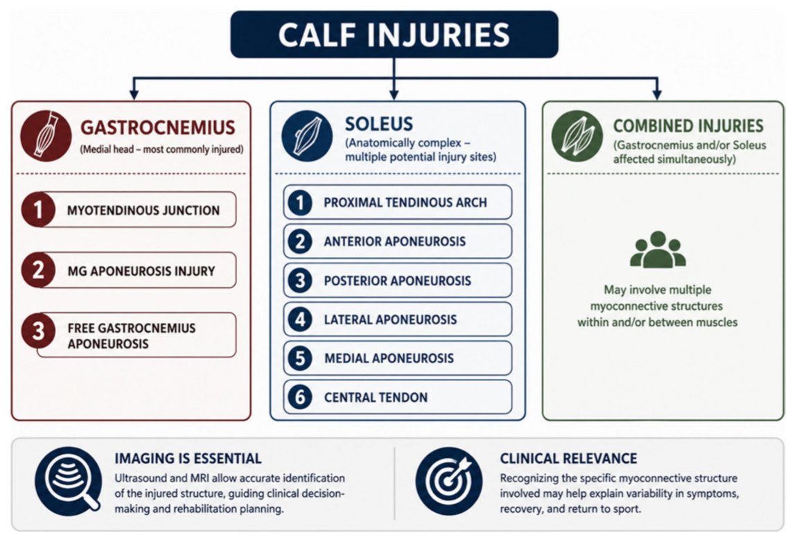 carlespedret's tweet photo. Calf Injuries: An Anatomy-Based Approach to #Diagnosis, Management and Return to #Sport 

Current Reviews in Musculoskeletal Medicine ( fresh 2026)

Free online access here 👇

https://t.co/fVRdbQgplA https://t.co/HiFq4wh3tP