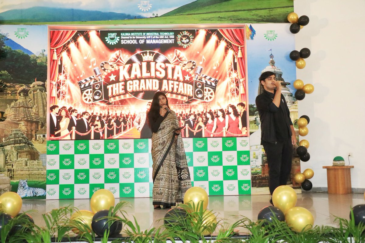 ksombbsr's tweet photo. KALISTA – “The Grand Affair” | BBA Freshers’ 2026

The BBA Freshers’ at KIIT School of Management marked the beginning of an exciting new academic journey for the new batch of students. The event was filled with music, dance and fun, giving students a chance to connect with peers and engage with faculty.

With energetic performances and memorable moments, KALISTA – “The Grand Affair” set the stage for a journey filled with learning, growth, new friendships, and countless opportunities.

#ksombbsr #BBA #freshers2026 #kiit