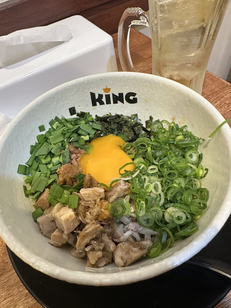 seimu1104's tweet photo. 大阪　西中島
KING

台湾まぜそば

呑みながらの🍜🍻

#ラーメン好きと繋がりたい https://t.co/mzkm5DuSiF