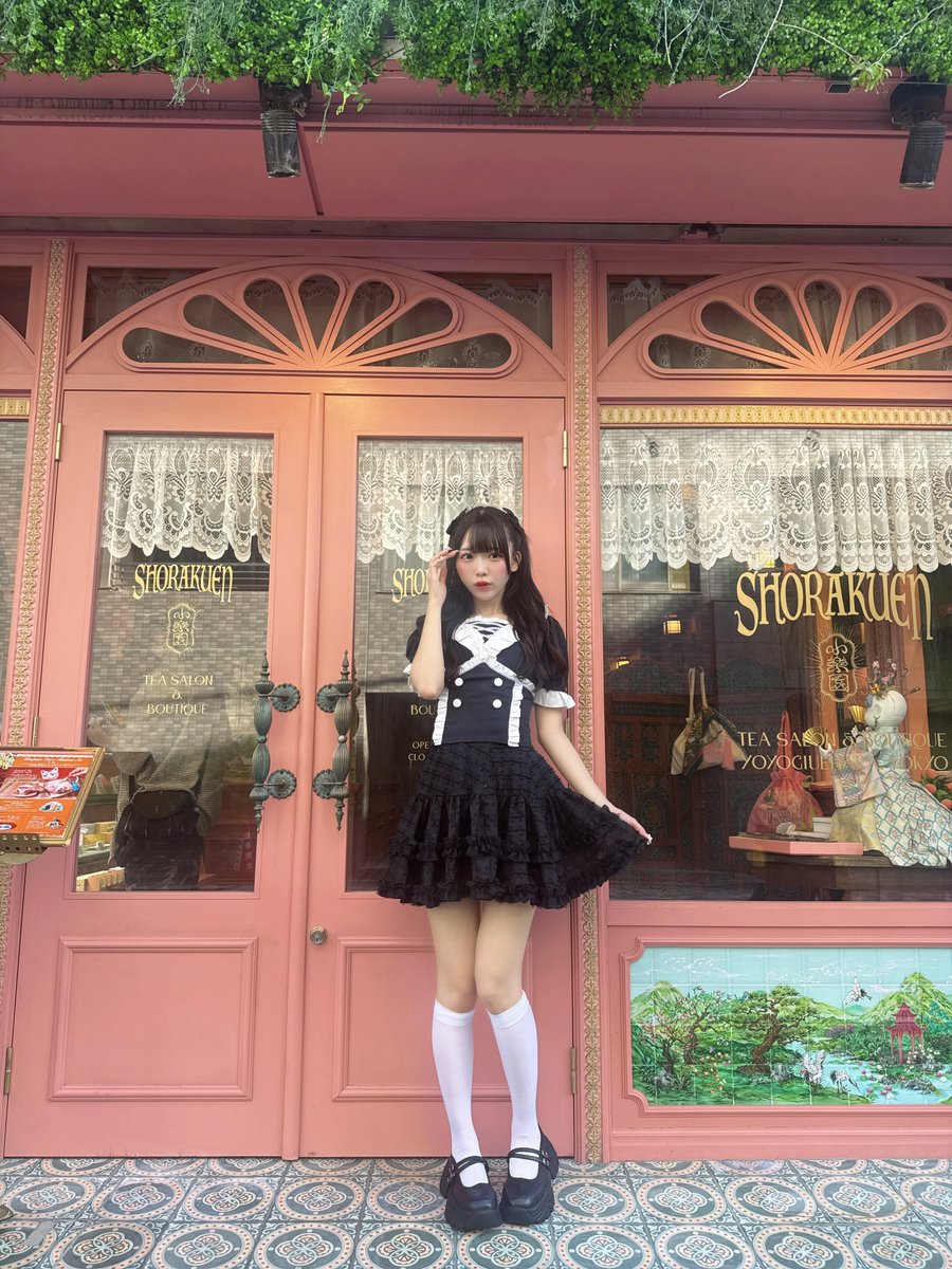 mamu_madoka's tweet photo. 外装も可愛いカフェはテンション上がっちゃう🎀⟡.·

📍代々木上原 小楽園 https://t.co/CBNGIpIgAw