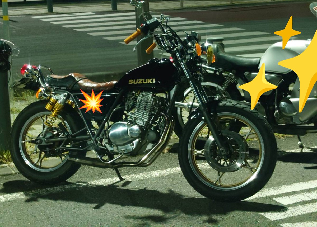 eringi_4's tweet photo. 最近バイクを手に入れてさぁ～
久しぶりに乗ったら楽しくってさぁ～
絵描くのもサボっててさぁ～
どうしよねぇ〜〜 https://t.co/6oraWGZmmN