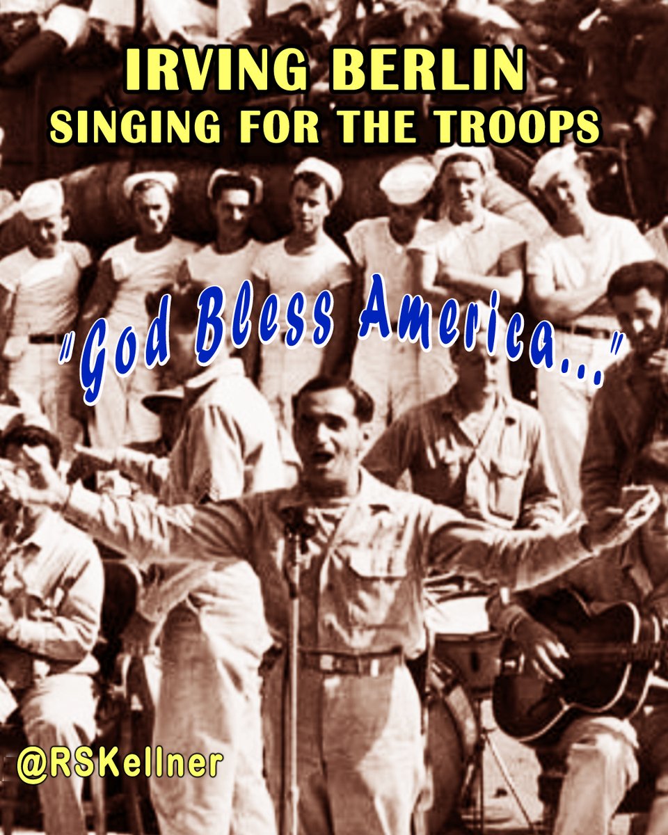 RSKellner's tweet photo. His family escaped the attacks against #Jews in tsarist Russia. He grew up in America. He became a songwriter and won an Academy Award for “White Christmas.” Pres. Eisenhower gave him a Congressional Gold Medal for "God Bless America." A GREAT AMERICAN: #IrvingBerlin. #History https://t.co/Lxpuccn8W1