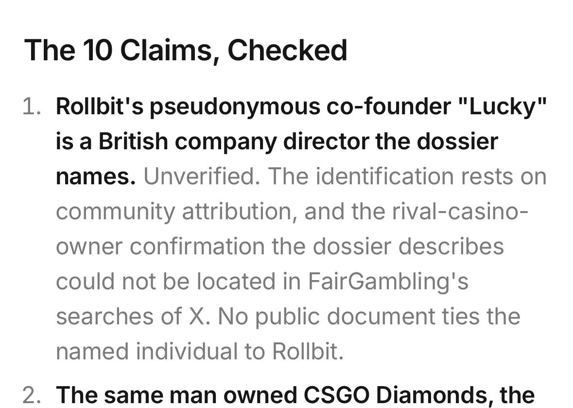 nothalfretired's tweet photo. Hi @Lightsp2d 

Update on this? Now it’s confirmed Dixon is the owner of Rollbit…

No more community assumptions Eh

😃 https://t.co/ZK8WFfdsFE